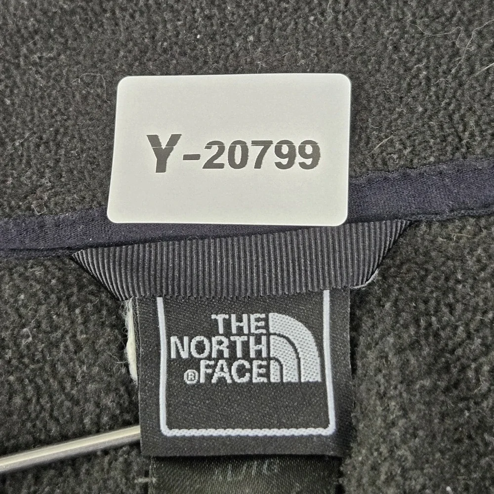 The North Face Men Jacket XL‎ Black Fleece Activewear Gorpcore Logo Zipper Long